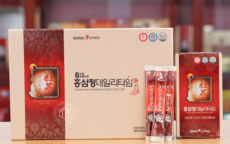 Nước hồng sâm Hàn Quốc chứa nhiều vitamin và khoáng chất