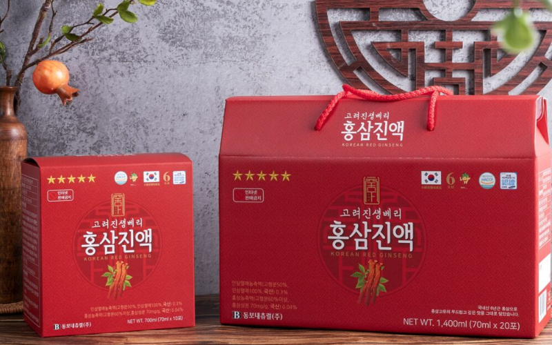 Lợi ích của nước hồng sâm Hàn Quốc dạng gói